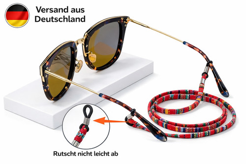 Brillenkordel aus baumwolle - brillenkordel,